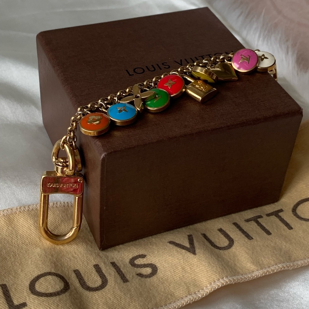 ***SOLD*** Louis Vuitton  Multicolor Charm Key Holder